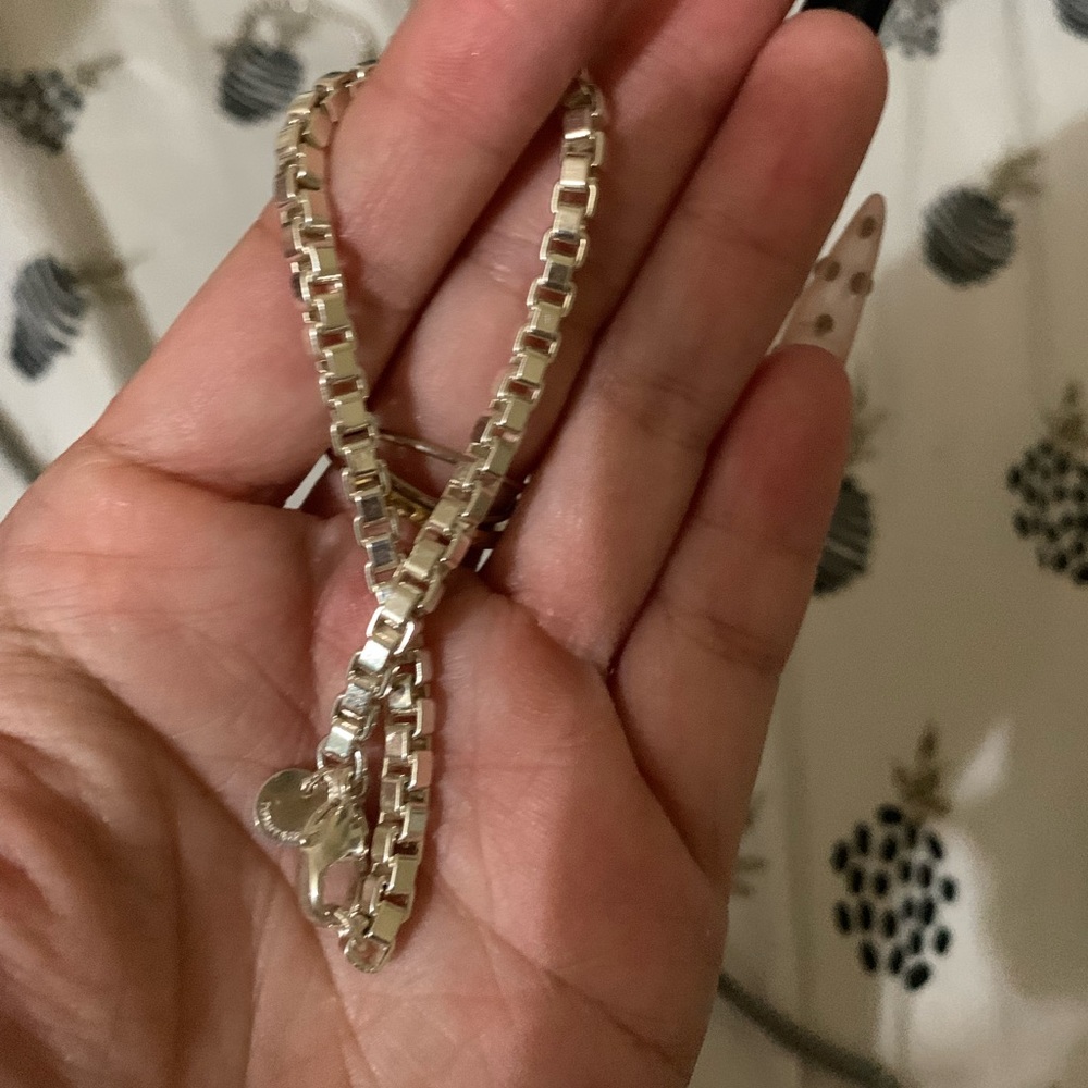 Tiffany and co Venetian Box Link Bracelet